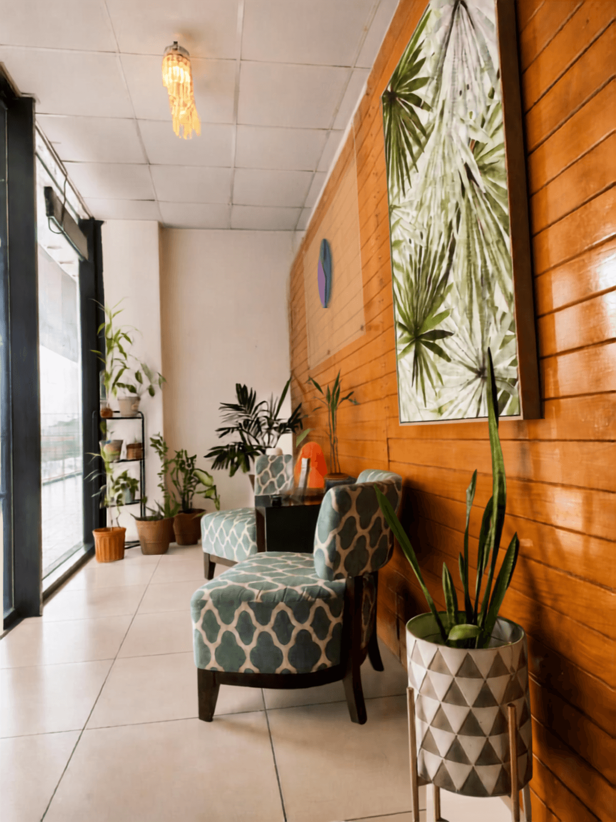 Recepción principal y sala de espera